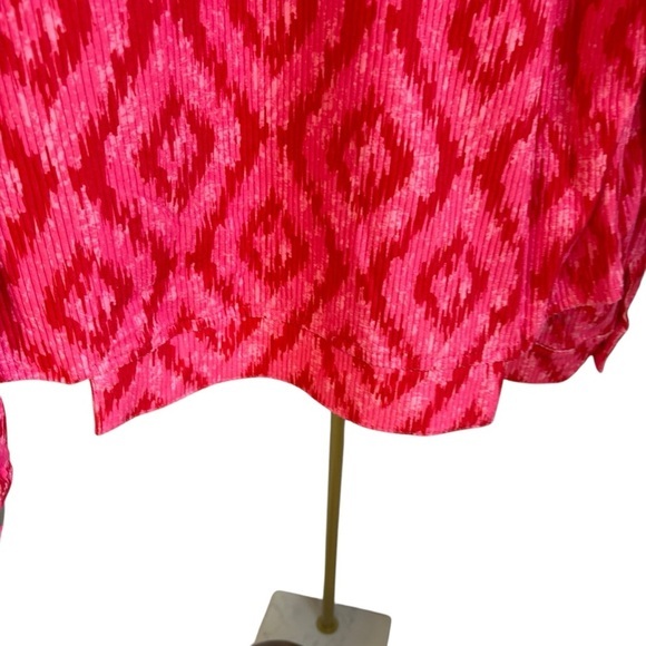 Savanna Jane NWT Aztec think pink red and pink spring jacket. Size Large - Picture 4 of 8